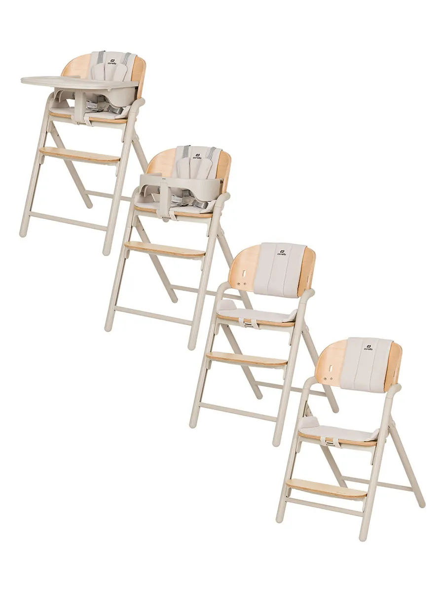 Стульчик для кормления CARRELLO Tenero Бежевое дерево (Olympus Beige Wooden) CRL-9507. Изображение 2