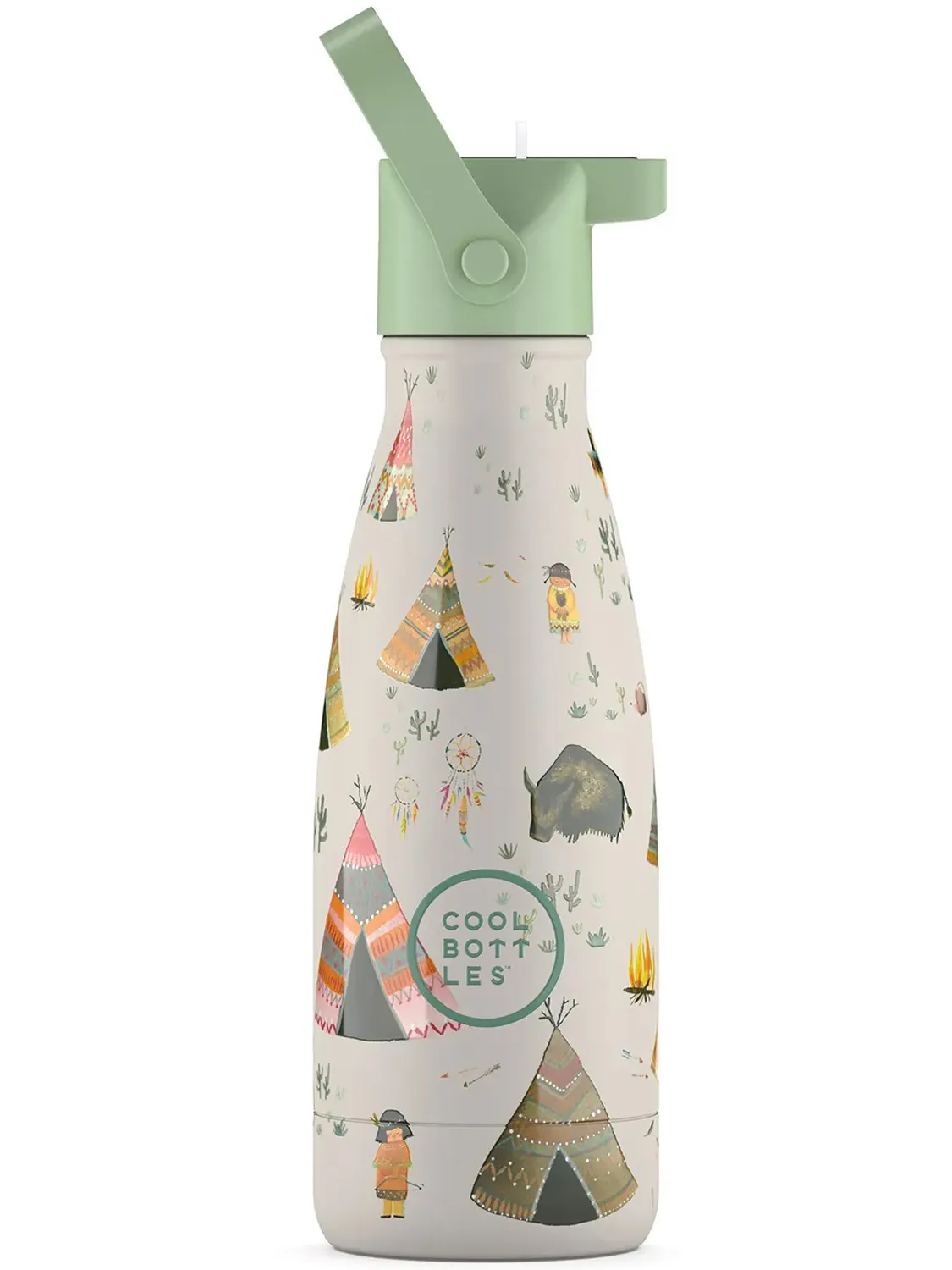 Термос–термобутылка Cool Bottles Kids серия Adventure  Indian Tribe 260 мл CBBK26IT