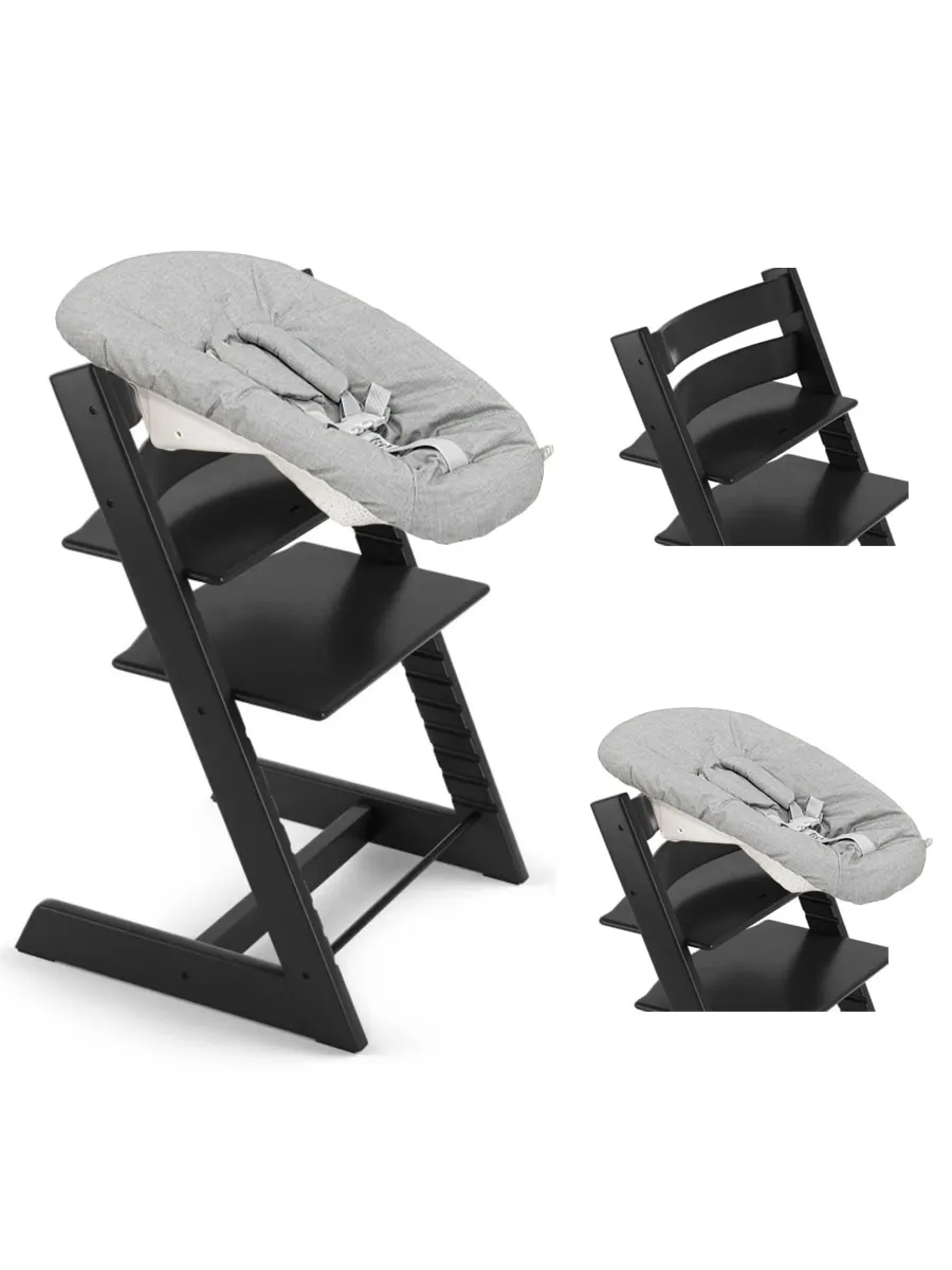 Стульчик растущий для новорожденных Stokke Tripp Trapp бук с сиденьем Newborn