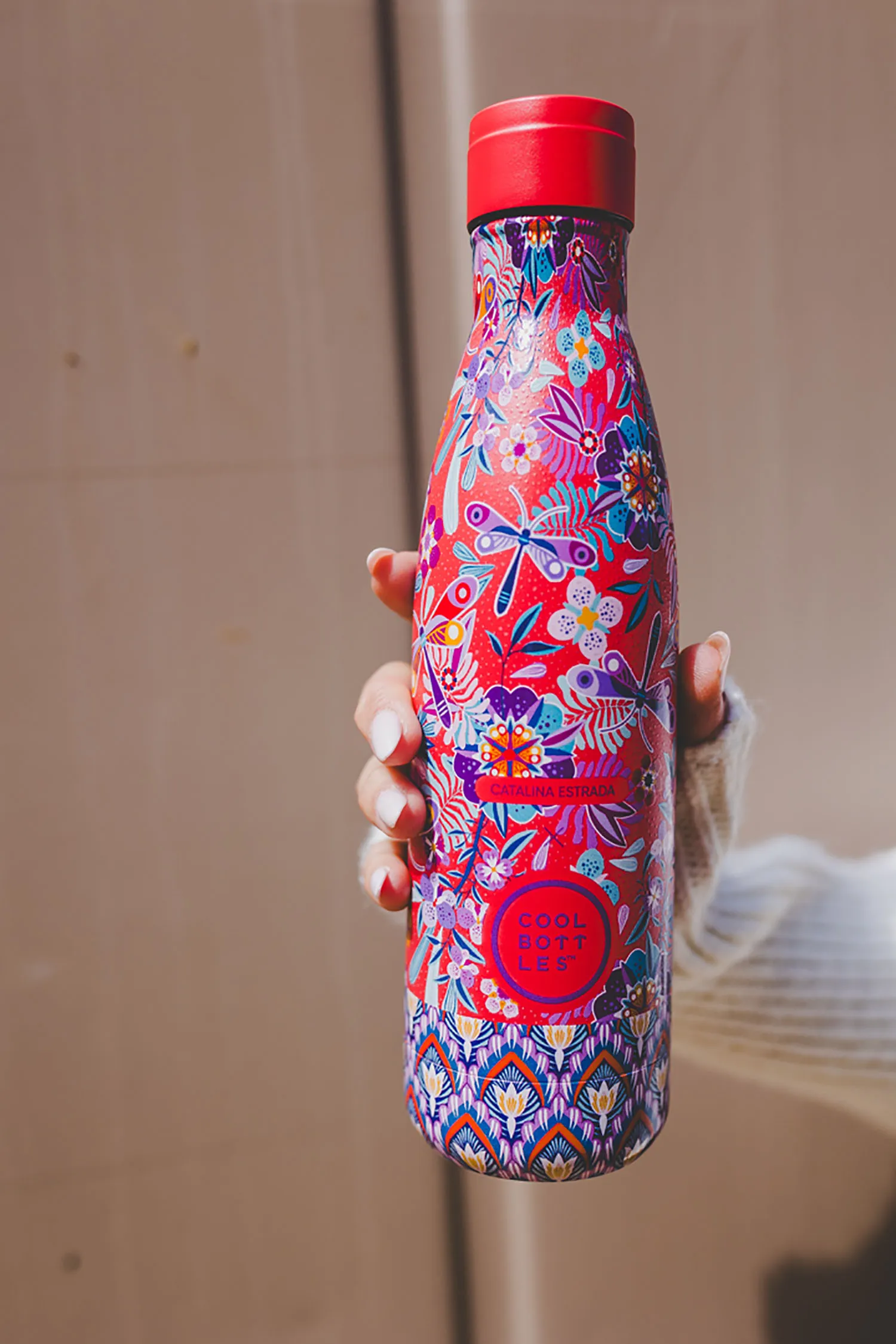 Термос-термобутылка Cool Bottles Catalina Estrada Dragonfly Paradise 500мл CBB50CED