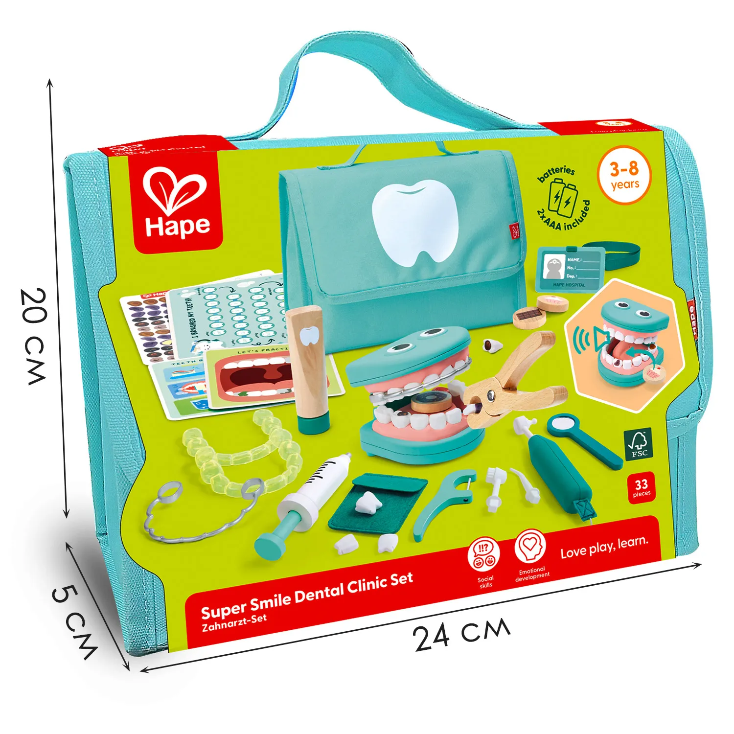 Набор игровой HAPE для детей «Стоматологическая клиника» E3227_HP