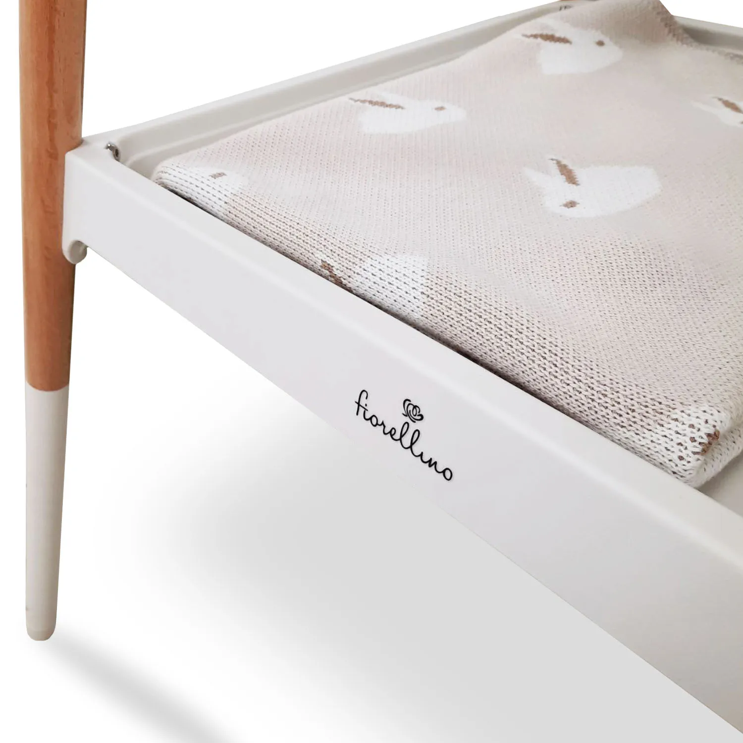 Промонабор Fiorellino: Пеленальный стол с матрасиком + Колыбель приставная