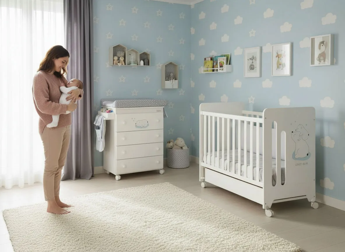 Приставная кроватка 120x60 Micuna Polar Bear