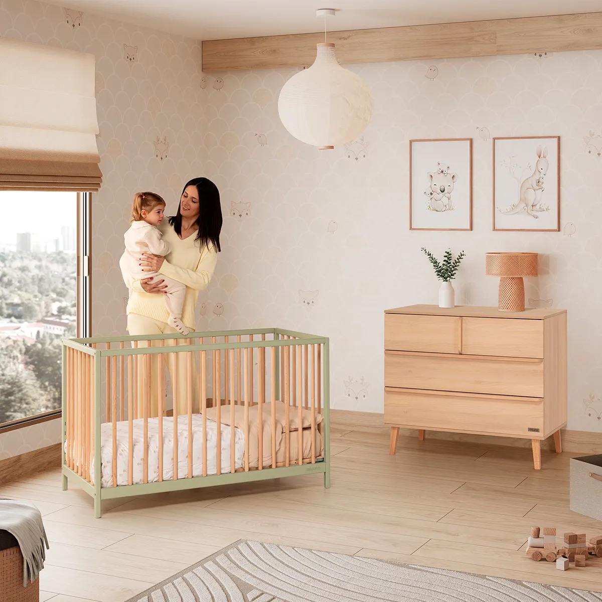 Матрас 117х57 для кроватки Micuna CH-1293 из виско-эластика