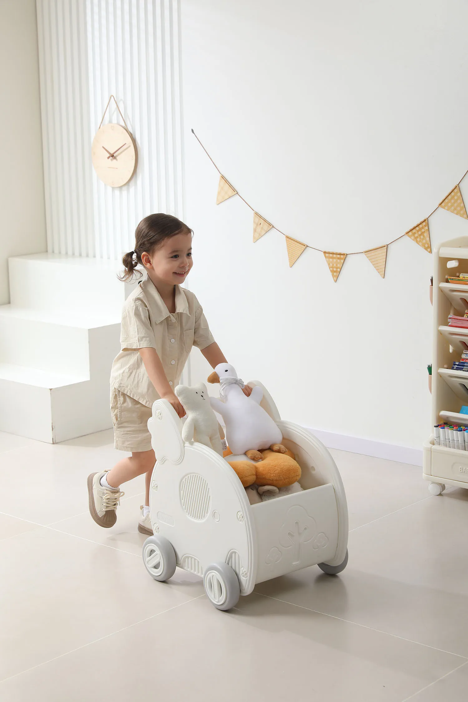 Тележка UNIX Kids Elephant White PCARTELEPHWT