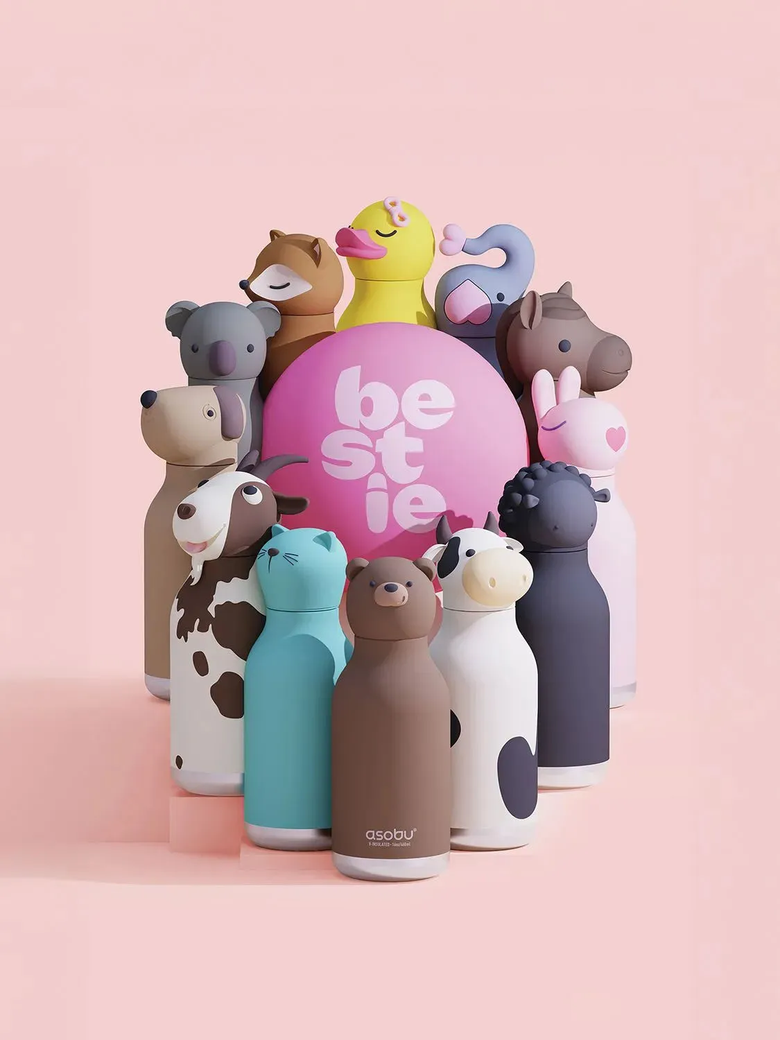 Бутылка Asobu для холодных и горячих напитков Bestie 460 мл