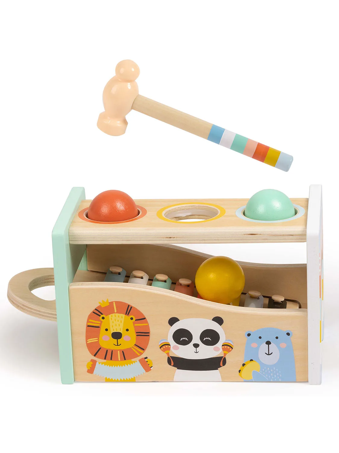 Игрушка музыкальная Eurekakids  "Веселые инструменты" Ксилофон и стучалка