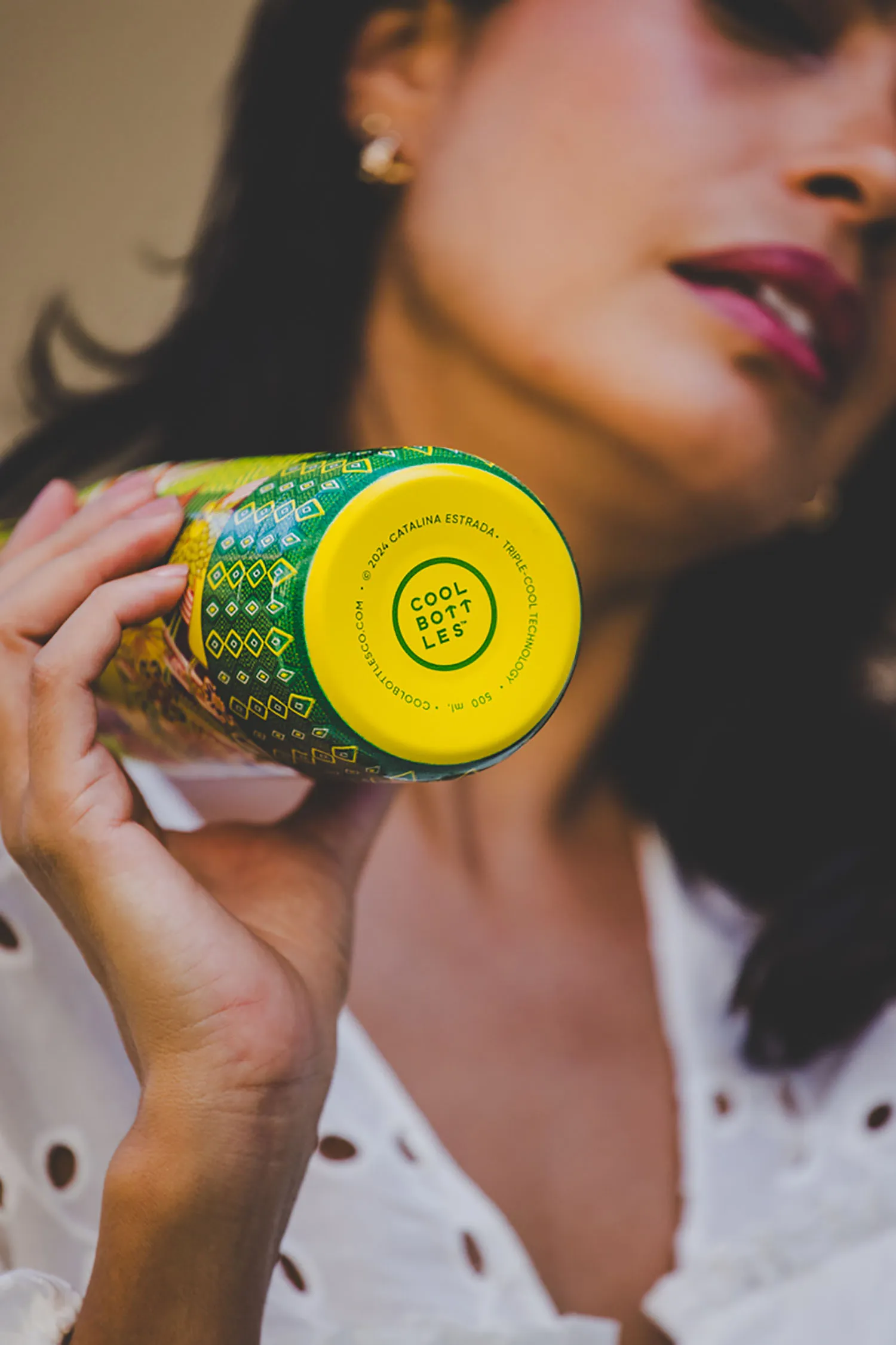 Термос-термобутылка Cool Bottles Catalina Estrada Mystical Lionss 500 мл