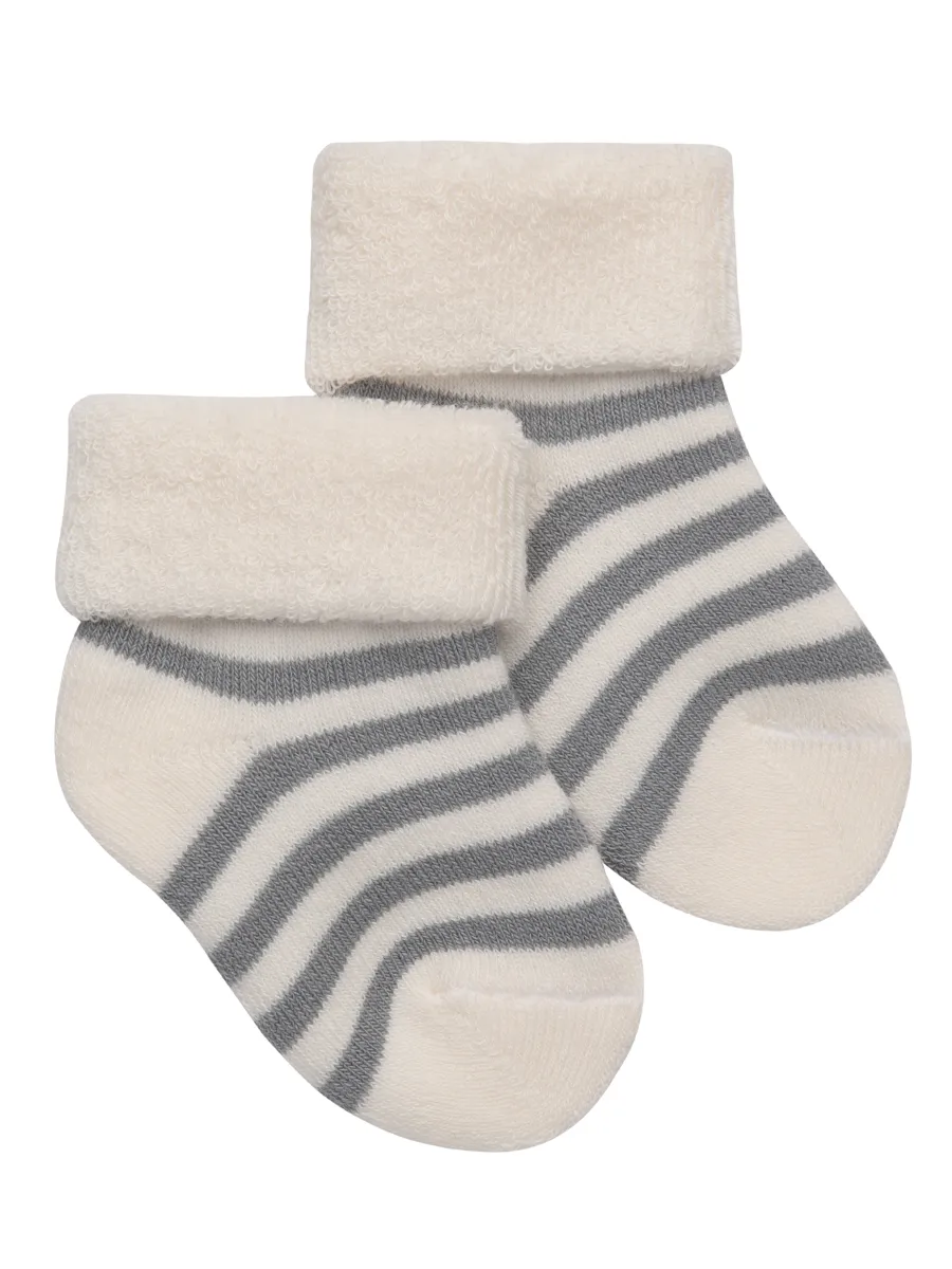 Носки детские махровые Mansita Mi, цв.серая полоска