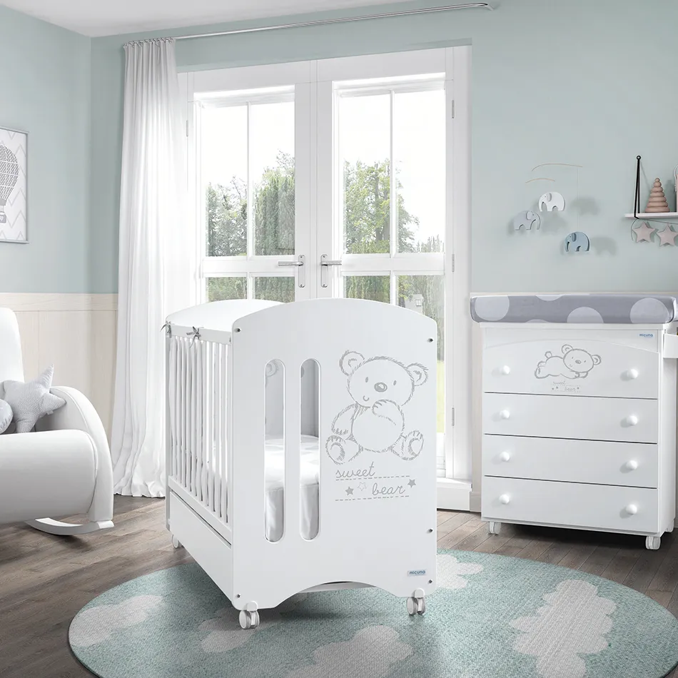 Бортики и покрывало 120х60 Micuna Sweet Bear TX-700
