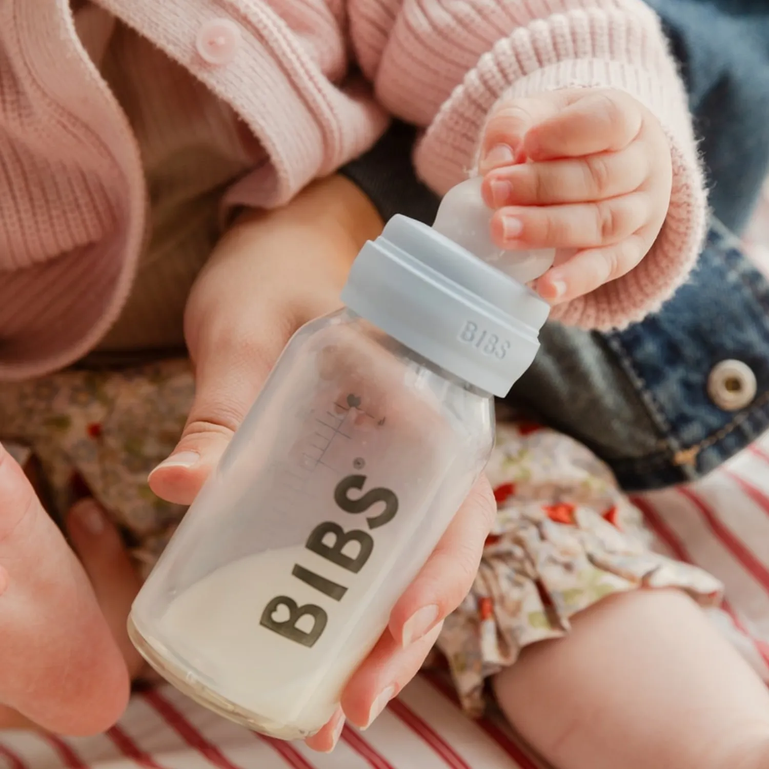 Соска BIBS силиконовая для бутылочки средний поток, 2 шт.