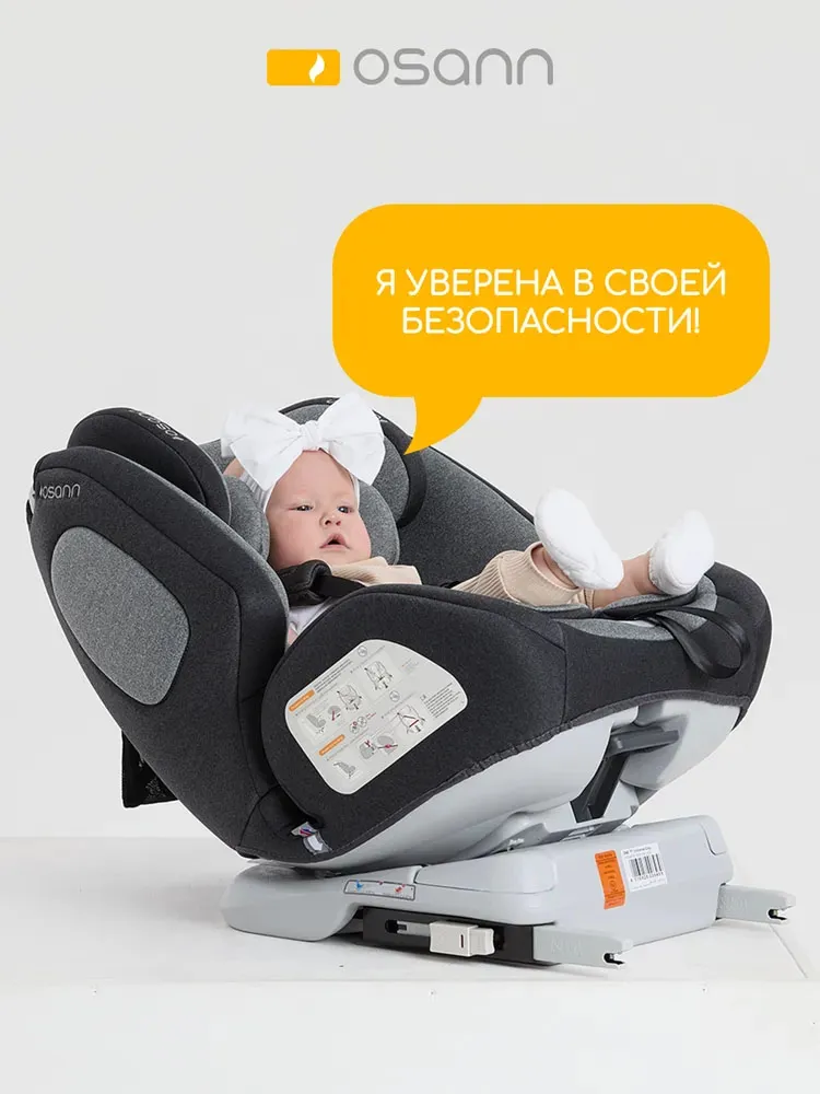 Автокресло 0+/1/2/3 Osann ONE 360° Universe