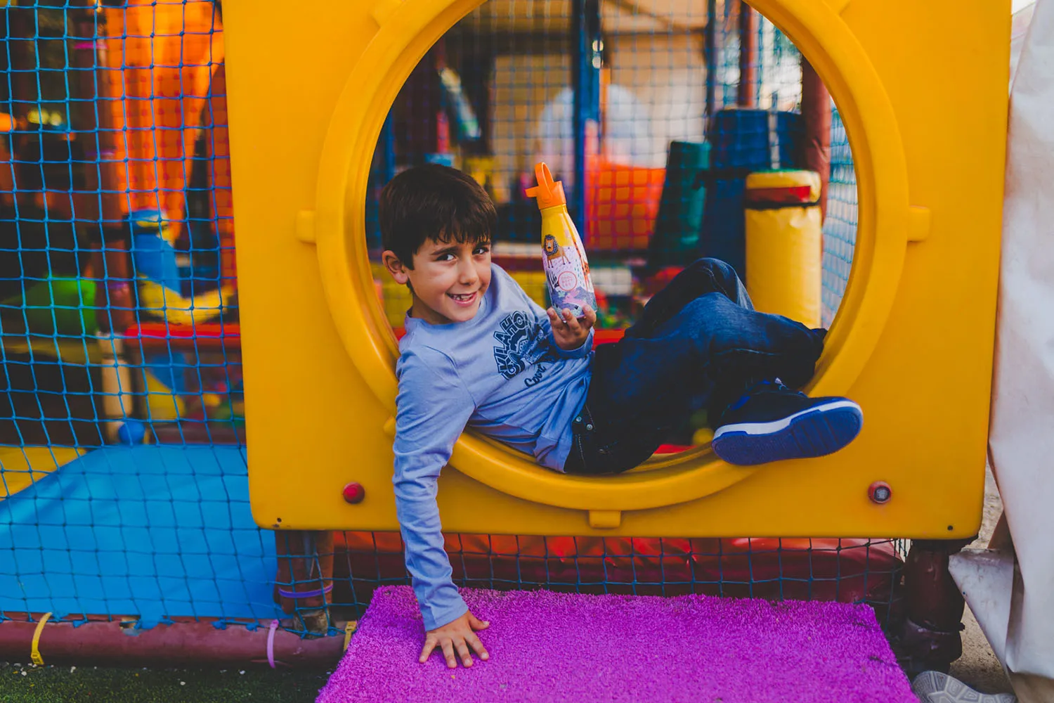 Термос–термобутылка Cool Bottles Kids серия Animals Savannah Kingdom 260мл