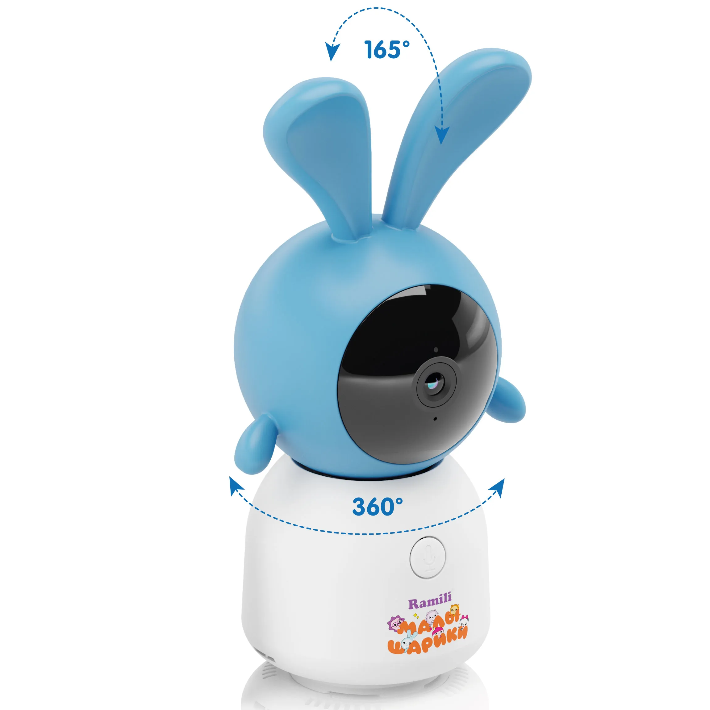 Видеоняня Ramili Baby Крошик, Малышарики с креплением RV100CKROSH