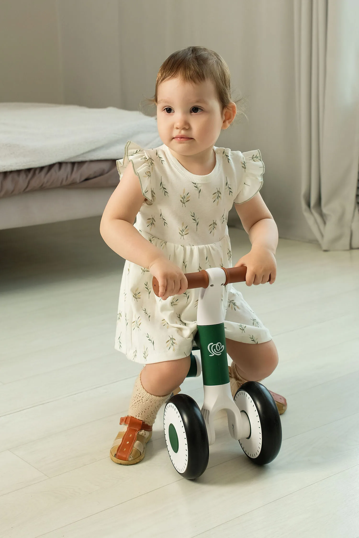 Беговел Fiorellino green brown WB0608