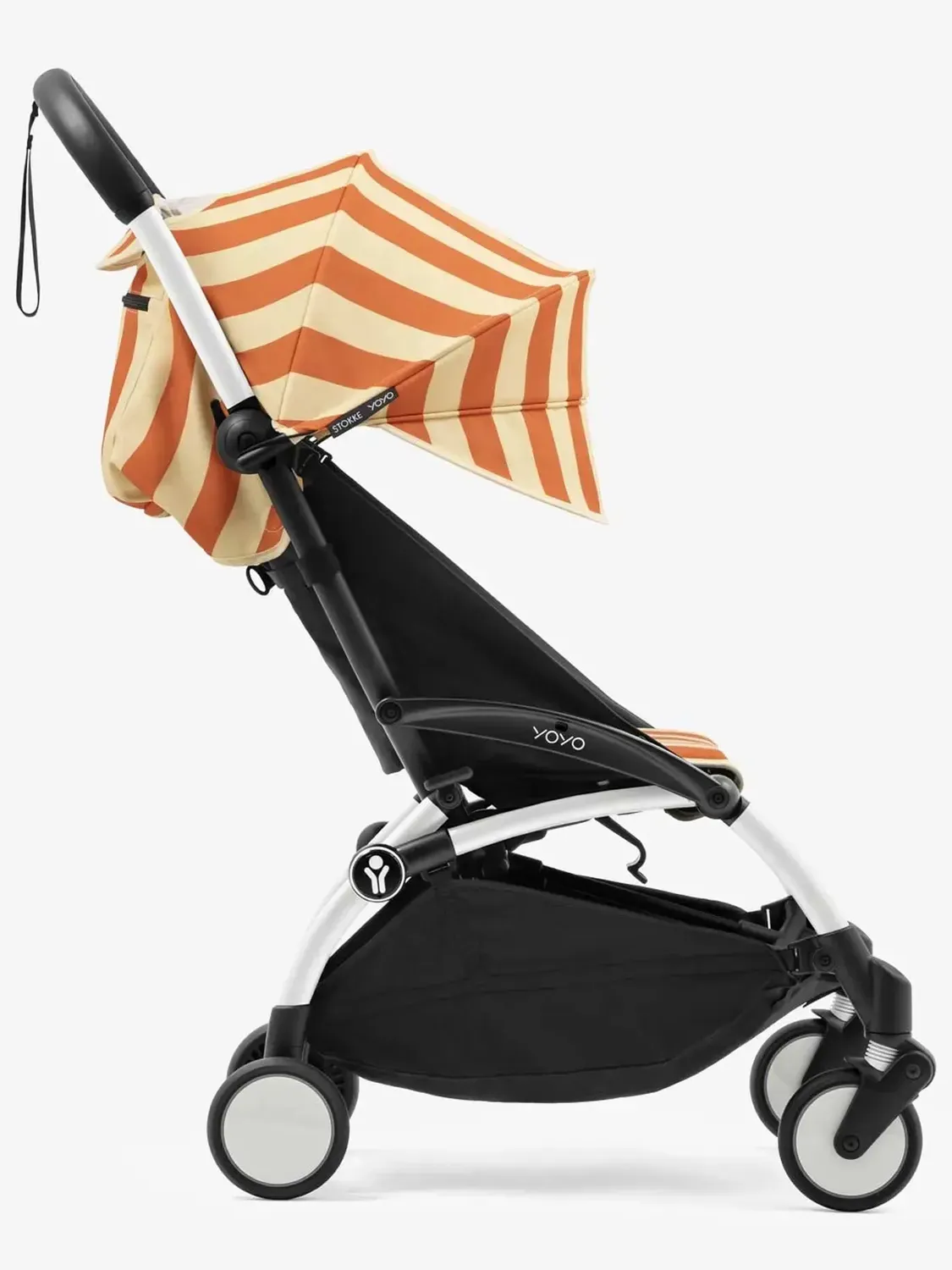 Коляска прогулочная Stokke YOYO3 Ривьера Капри, рама белая, летний комплект. Изображение 8