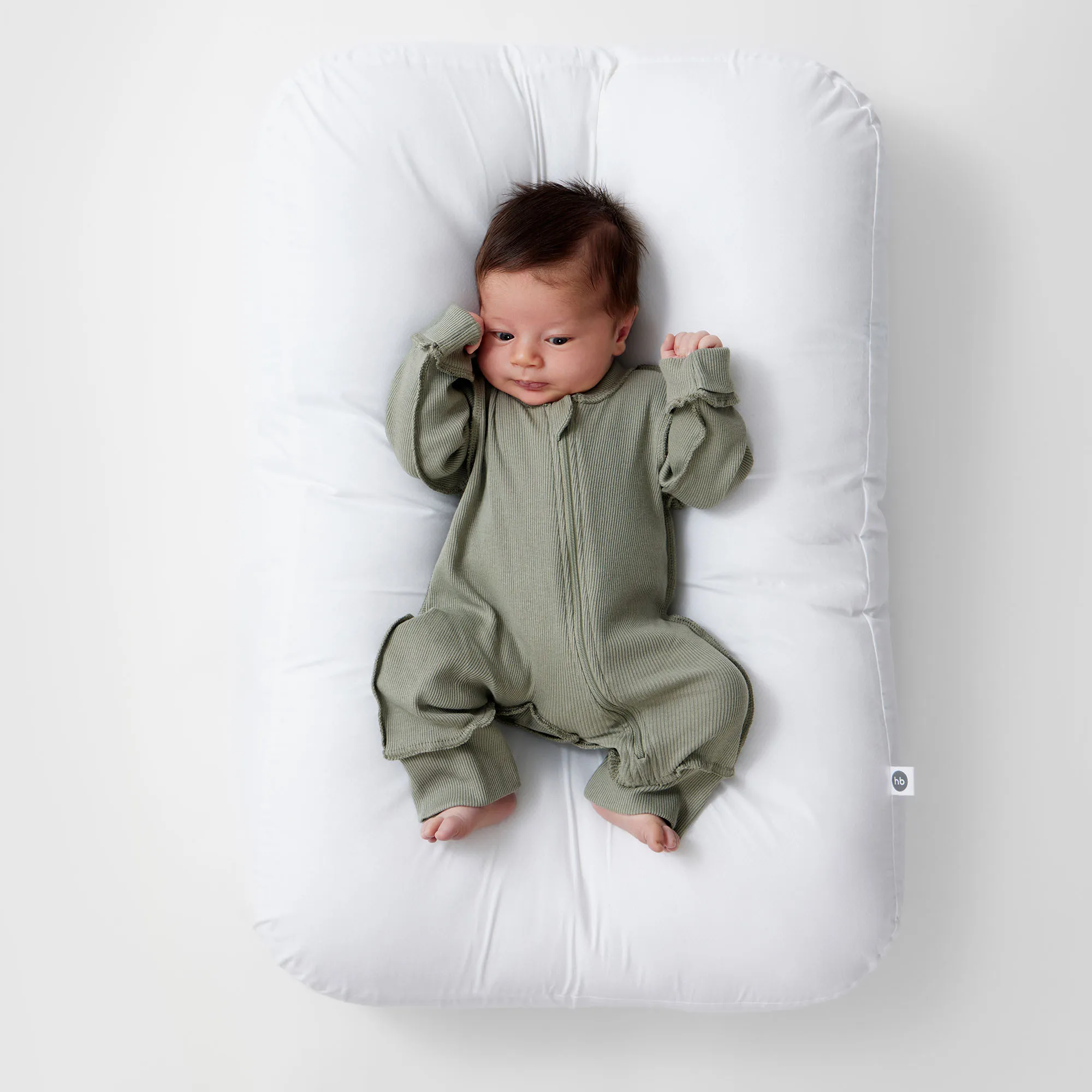 Подушка-кокон для новорожденного Happy Baby со сменными чехлами (2 шт) 87569