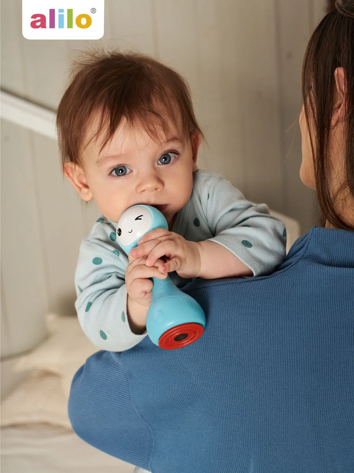 Музыкальная игрушка Alilo Умный зайка R1 Синий трактор 60346