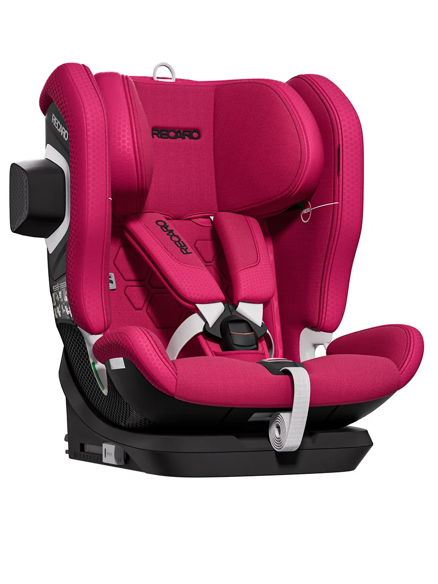 Автокресло 1/2/3 RECARO Velix 1, розовый (wow pink), от 15 месяцев до 12 лет, 9-36 кг, isofix. Изображение 3
