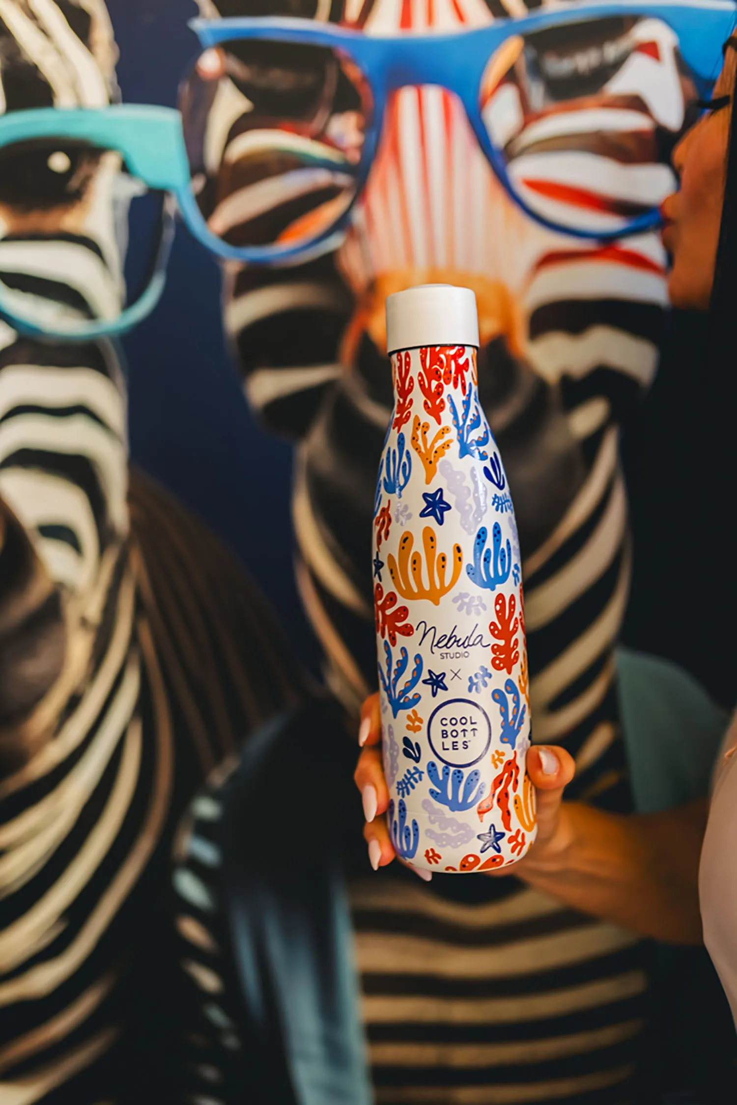 Термос-термобутылка Cool Bottles Nebula Studio Underwater Fun 500 мл