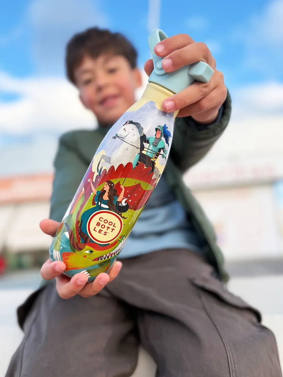 Термос-термобутылка Cool Bottles Kids серия Wonders Knight Legend 350мл CBBK35KL. Изображение 5