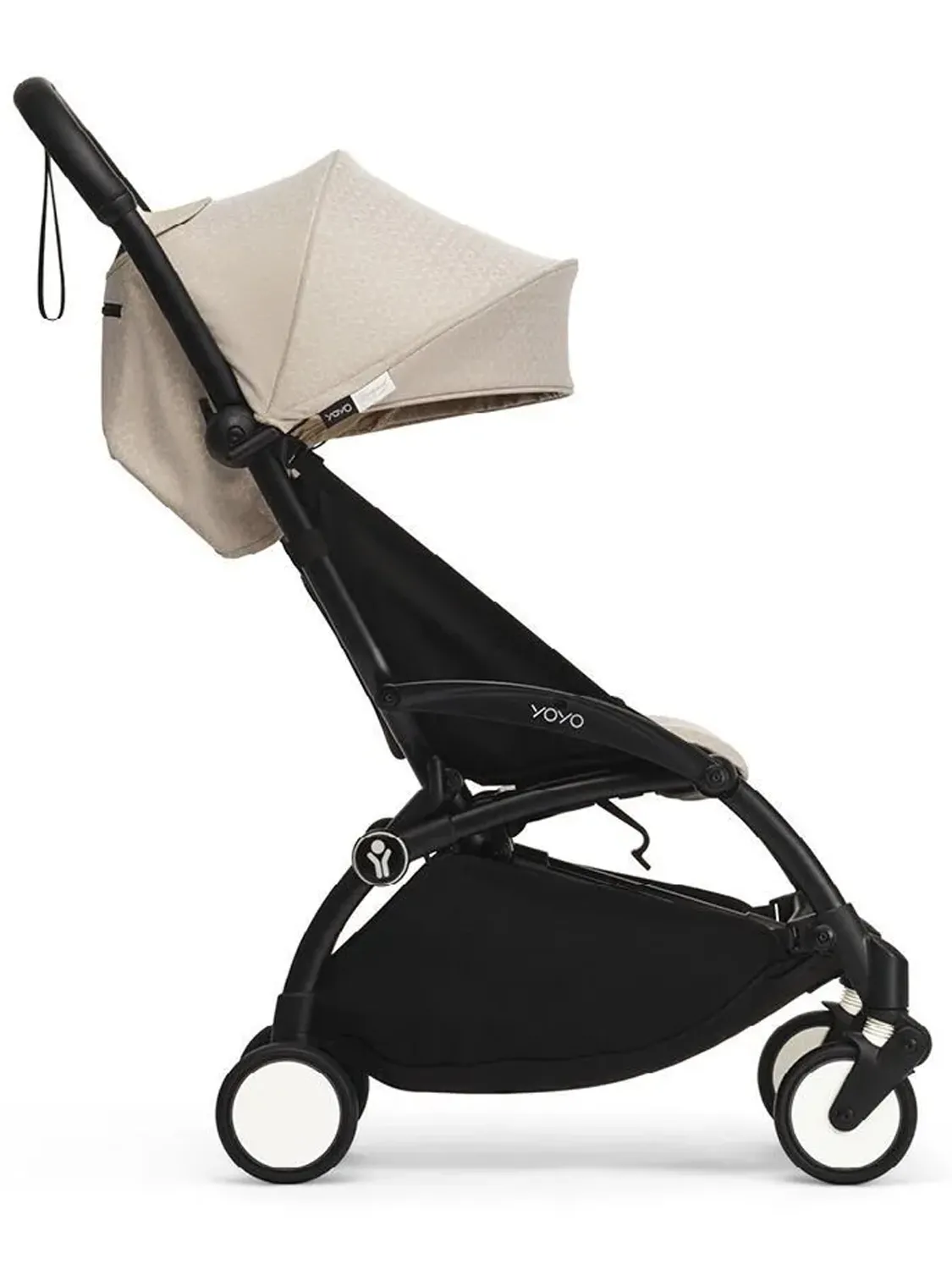 Коляска 2 в 1 STOKKE YOYO3 Бонпоинт, рама черная, люлька мягкая. Изображение 12