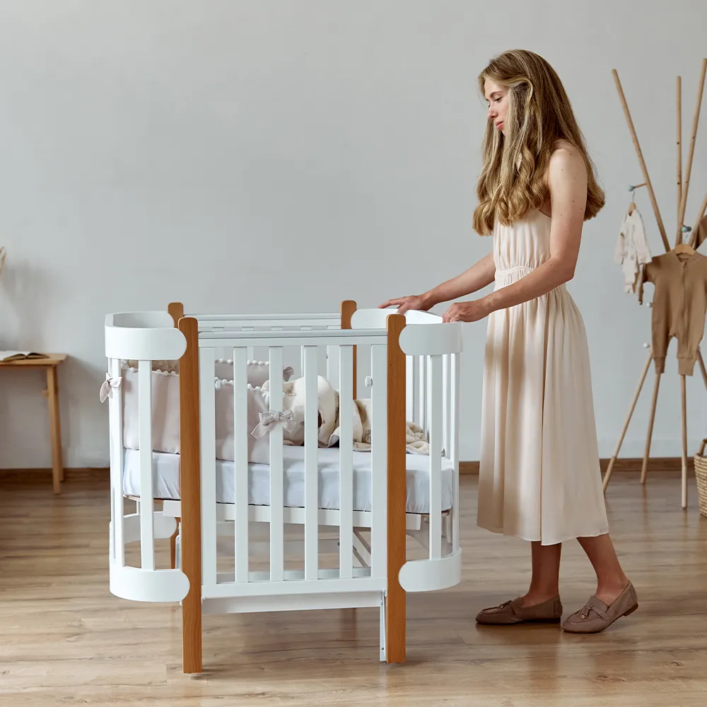 Кроватка-трансформер приставная Happy Baby Mommy Lux