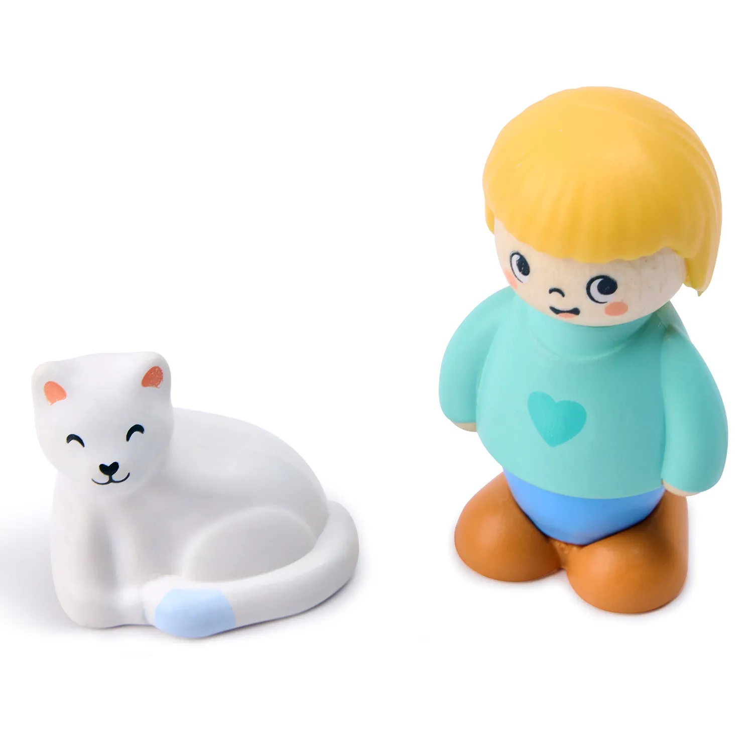 Набор игровой HAPE «Девочка и кошка» (детская иллюстрированная книга Hape Land) E3430_HP