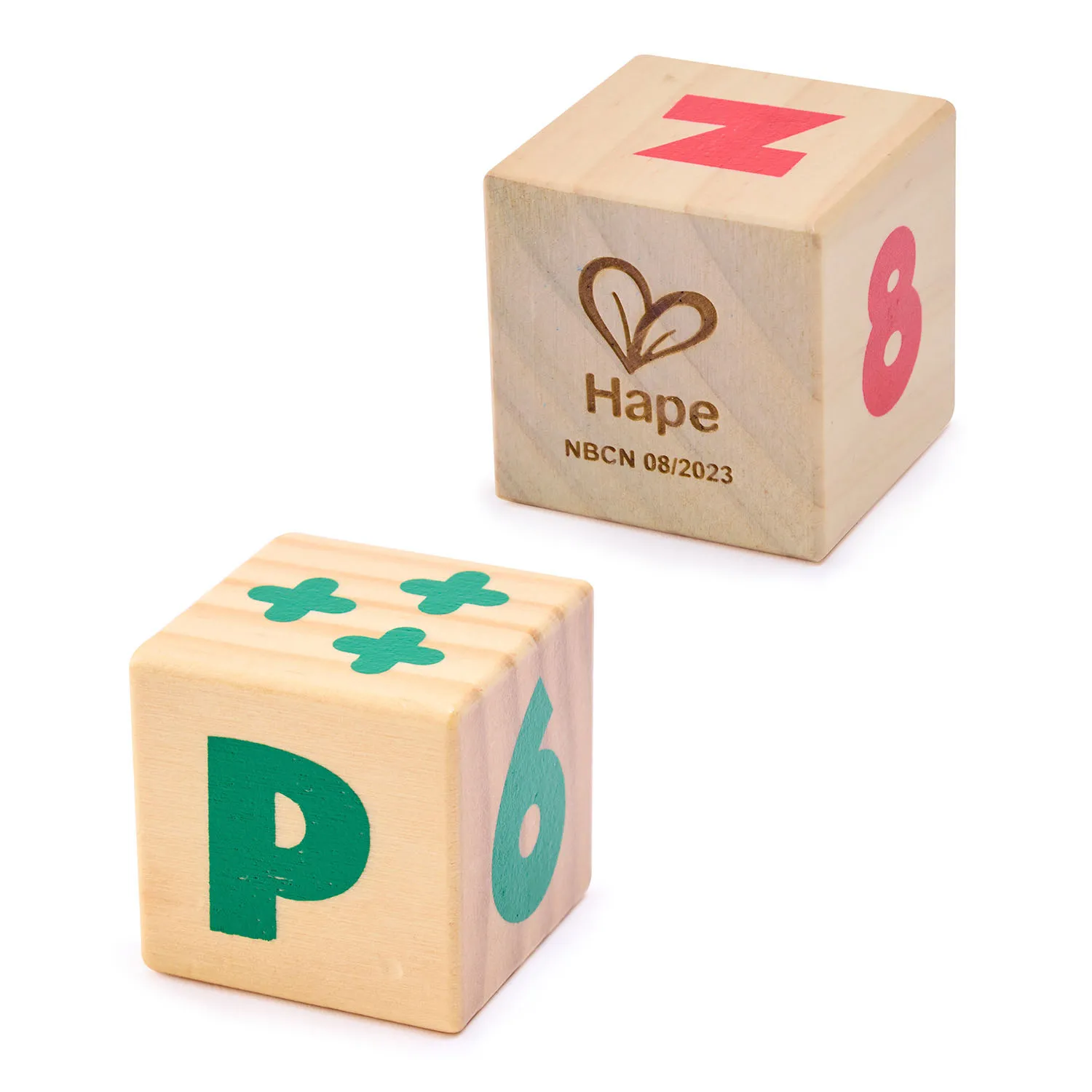 Кубики деревянные Hape в силиконовых чехлах 10 шт. E0131_HP