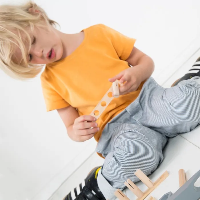 Мастерская детская для мальчиков ROBA с аксессуарами натуральный/серый 97210GA