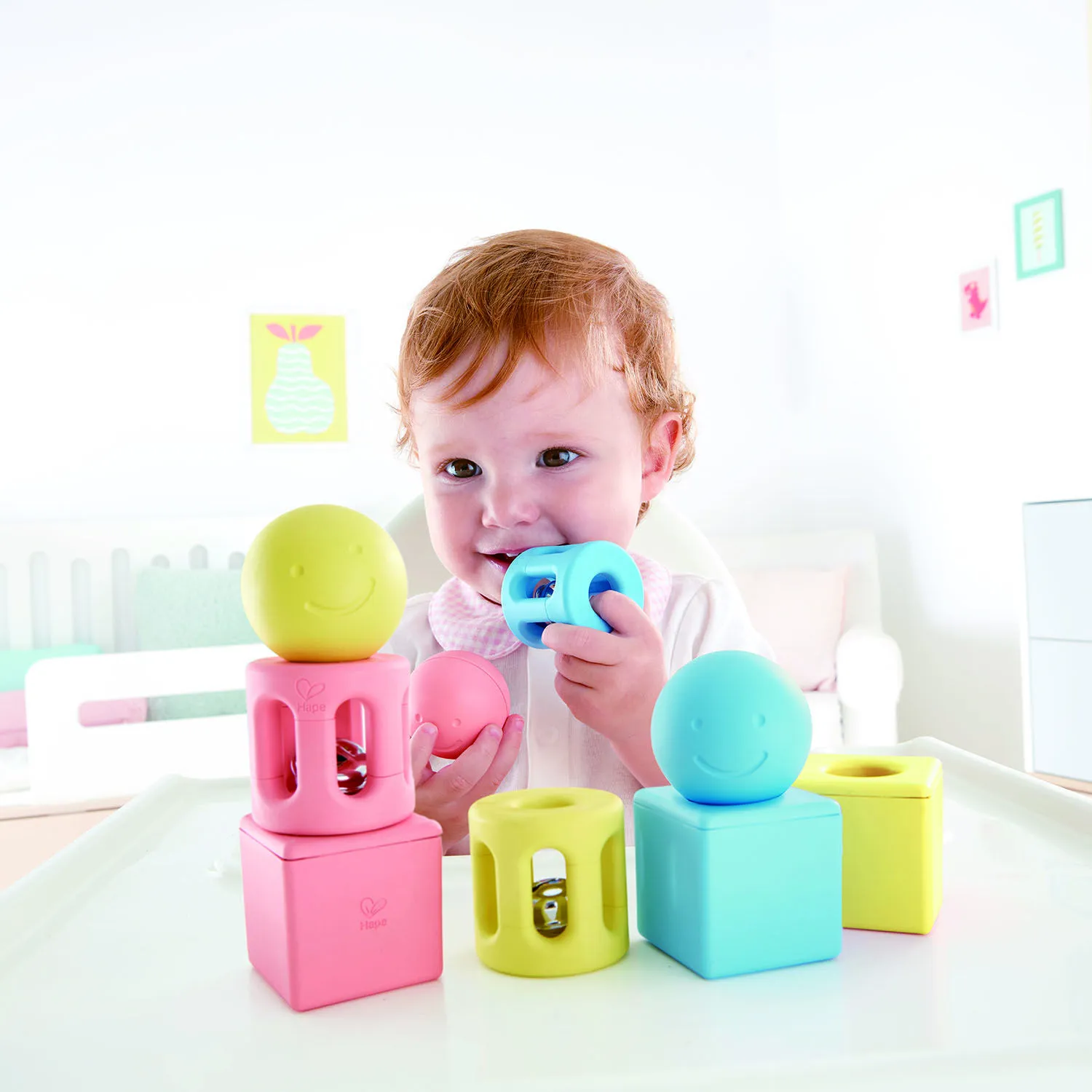 Конструктор-погремушка Hape «Улыбка»