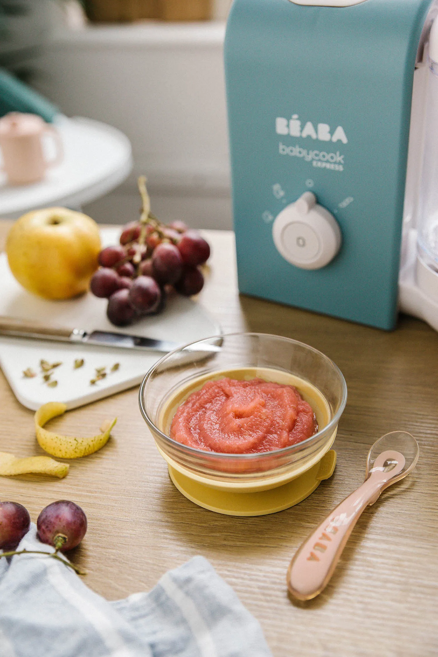 Набор посуды Beaba стеклянный 2 тарелки, чашка Coffret Repas Verre