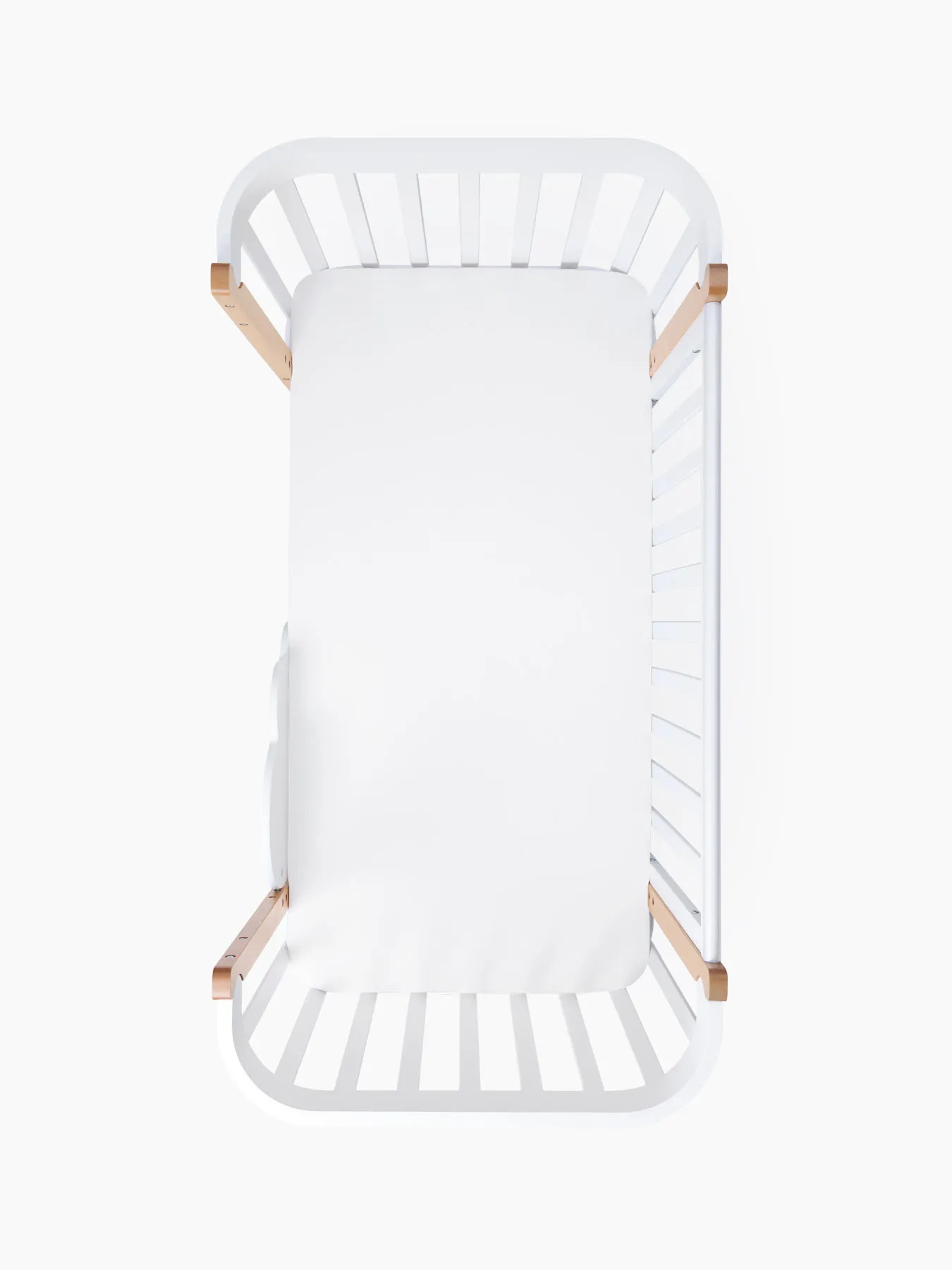 Набор простыней Happy Baby на резинке 140x70 см 2 штуки белый (white) 87579. Изображение 8