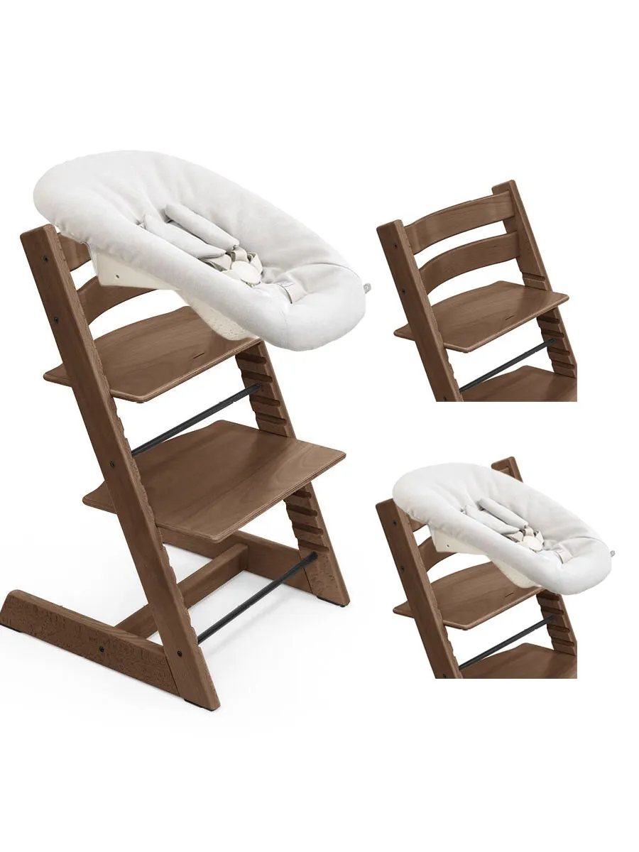 Стульчик растущий для новорожденных Stokke Tripp Trapp бук с сиденьем Newborn