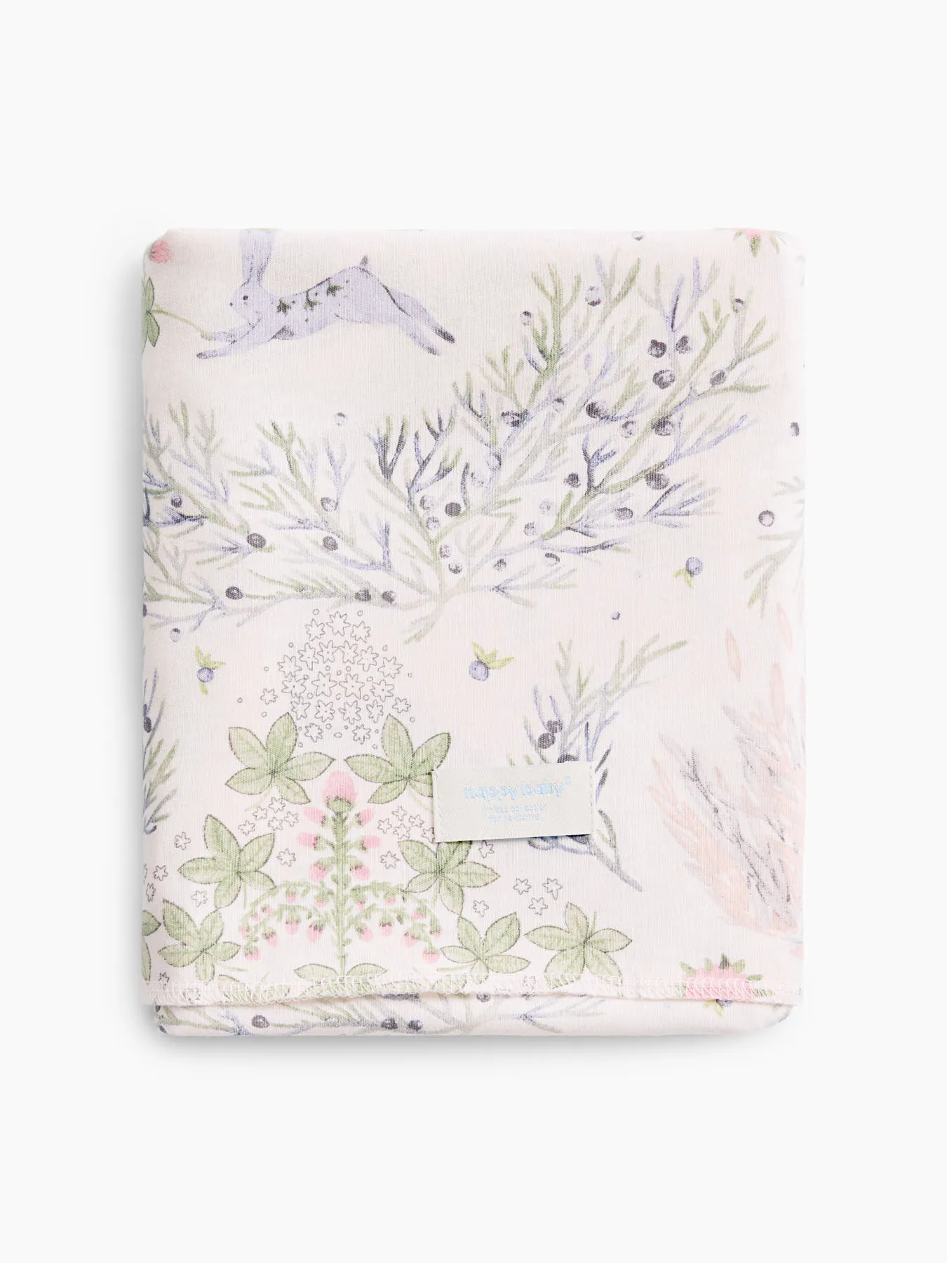 Набор пеленок Happy Baby детских 90x90 см 2 шт розовый (pink) 87589. Изображение 9