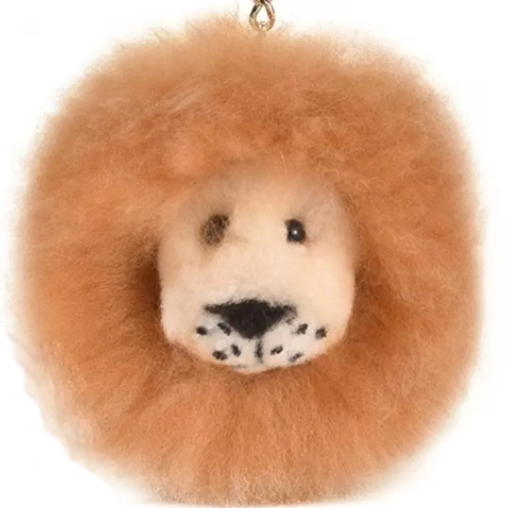 Подвеска-помпон ЛеРаРу Лев 11 см