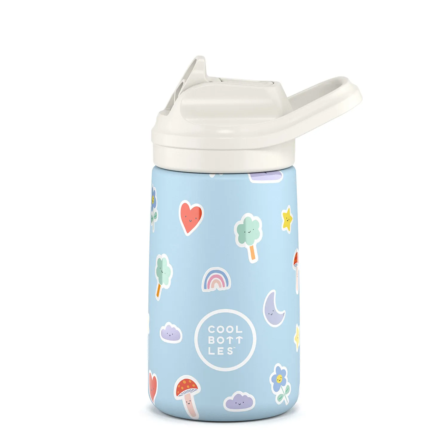 Термос-термобутылка Cool Bottles Kiddie Rainbow Clouds 350 мл
