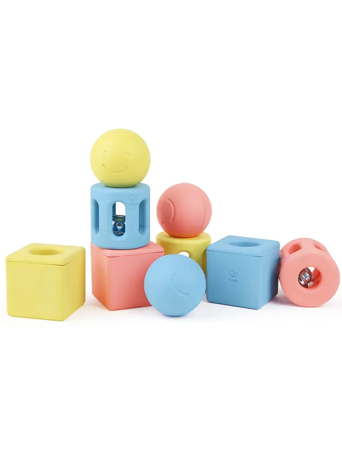 Набор погремушек HAPE для малышей Конструктор "Улыбка" E0456_HP