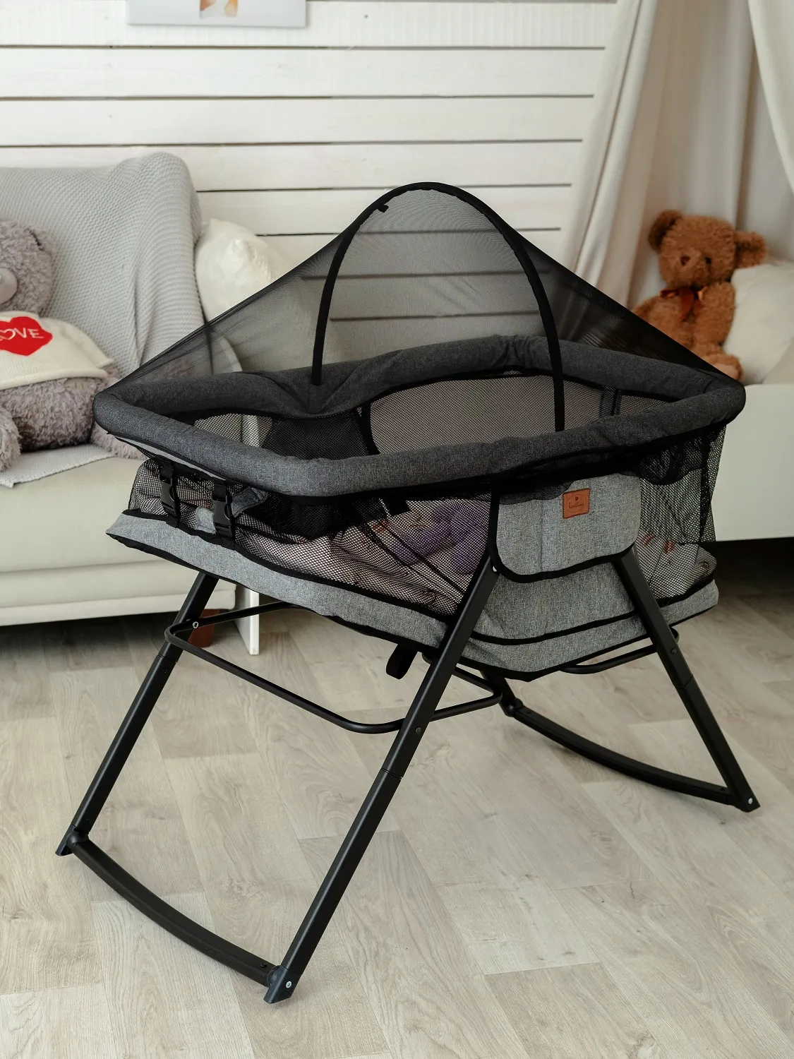 Промонабор Fiorellino: Пеленальный стол с матрасиком + Колыбель приставная