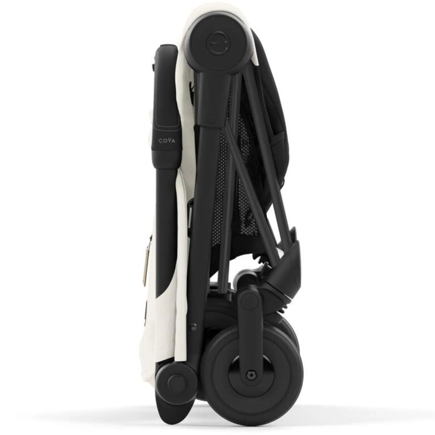 Коляска прогулочная Cybex Coya шасси Matt Black с дождевиком и бампером