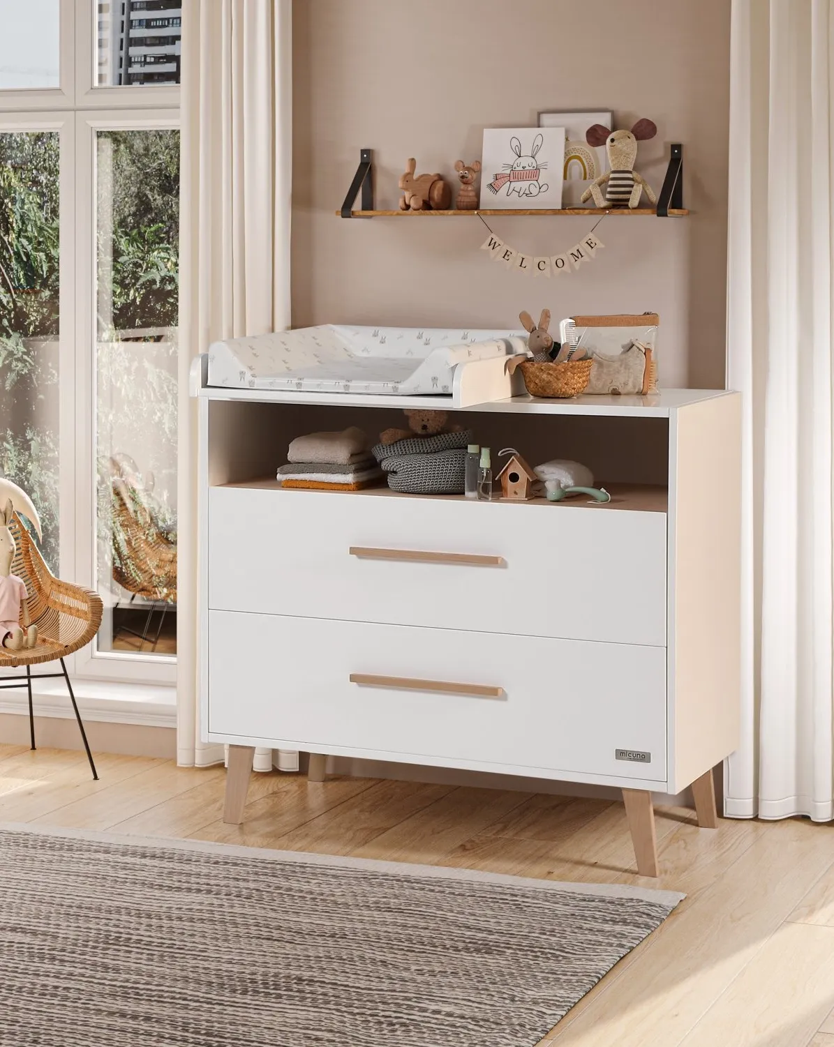 Пеленальная доска с матрасиком для тумбы Micuna CP-1969