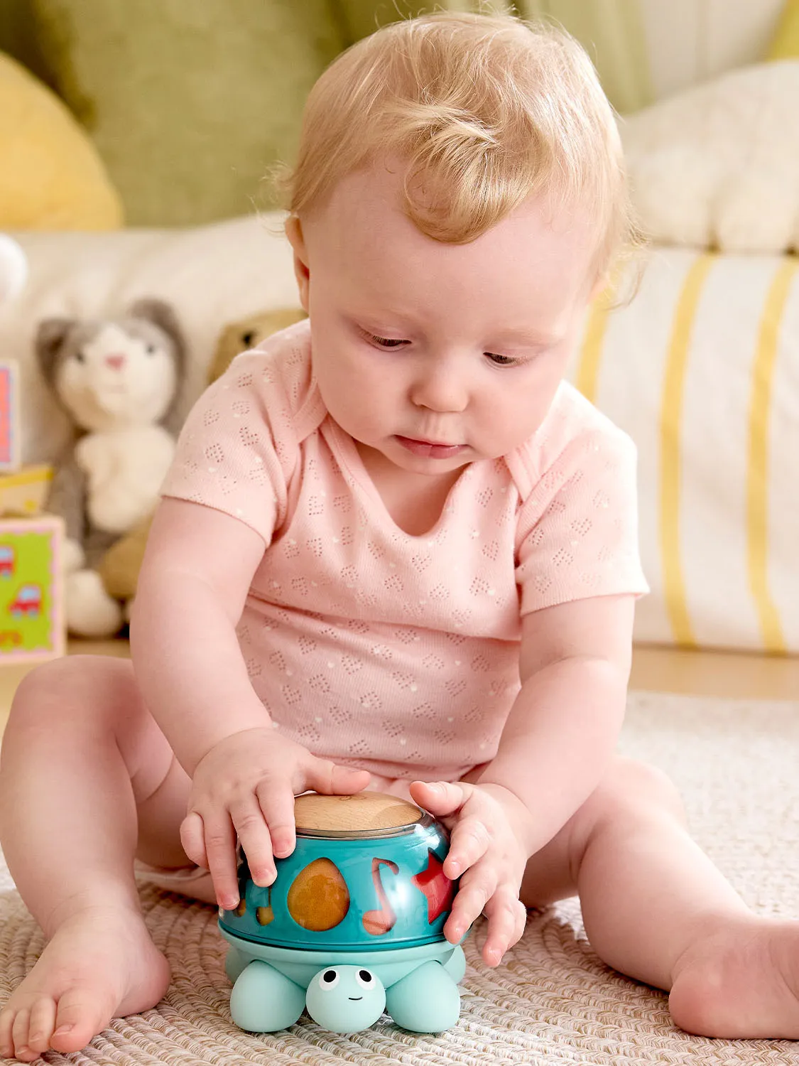 Игрушка развивающая HAPE «Малышам» Музыкальная черепашка E0140_HP