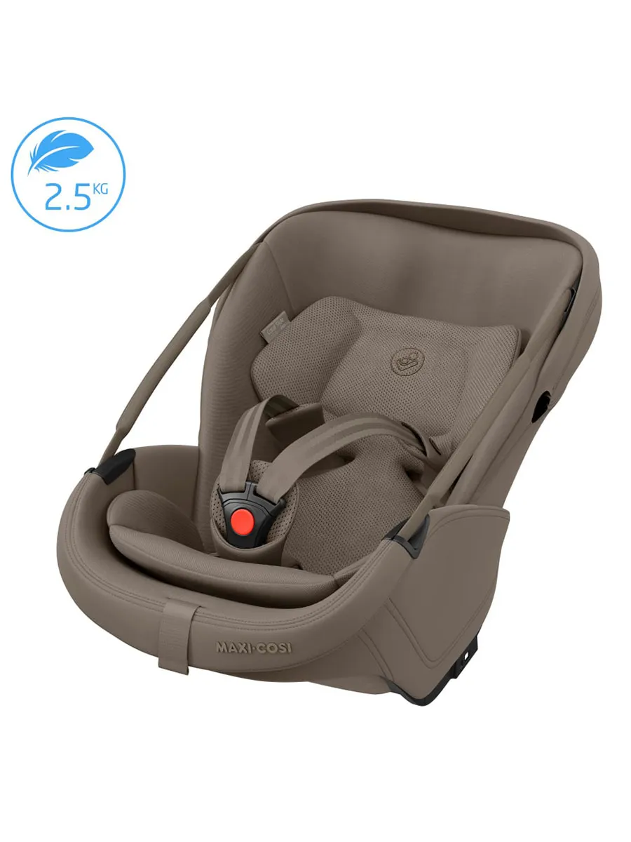 Автокресло 0+ Maxi-Cosi Coral Slide Pro, бежевый (oak truffle). Изображение 2