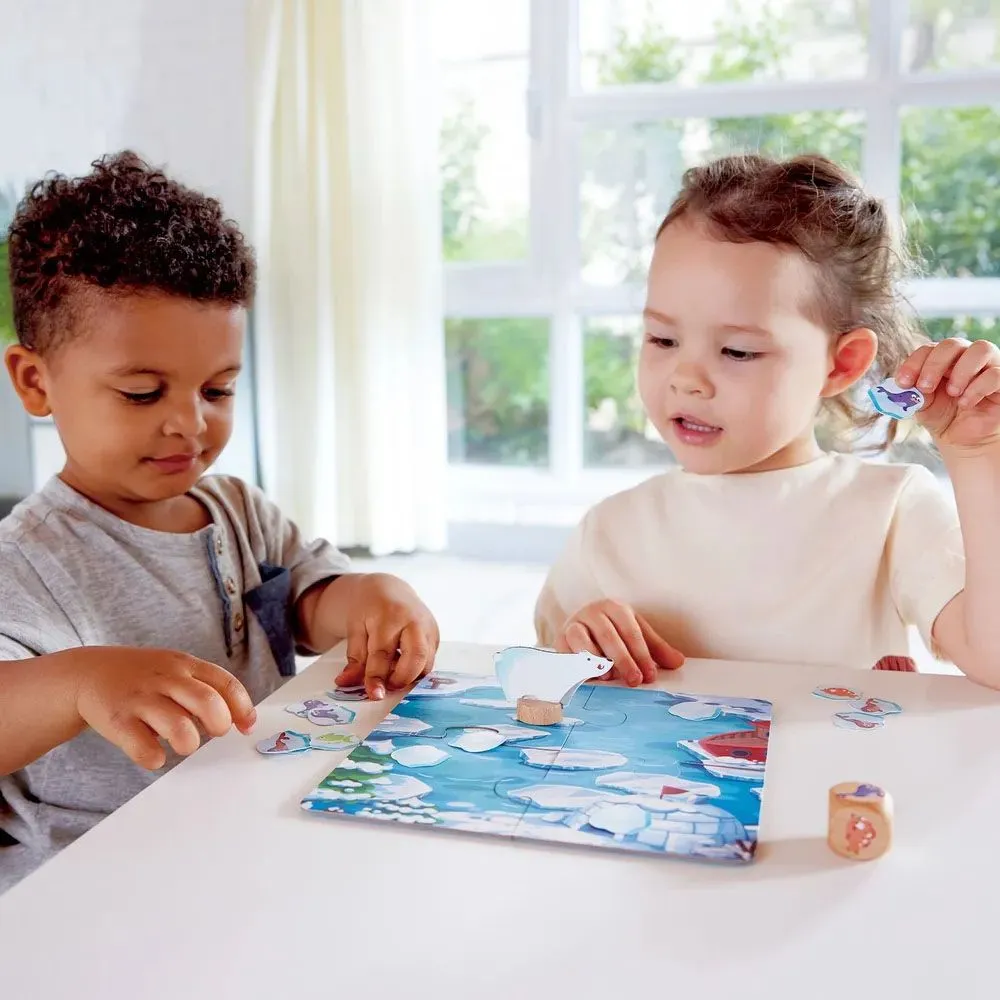 Игра настольная HAPE детская «Голодный медвежонок» серия: пора играть E1105_HP