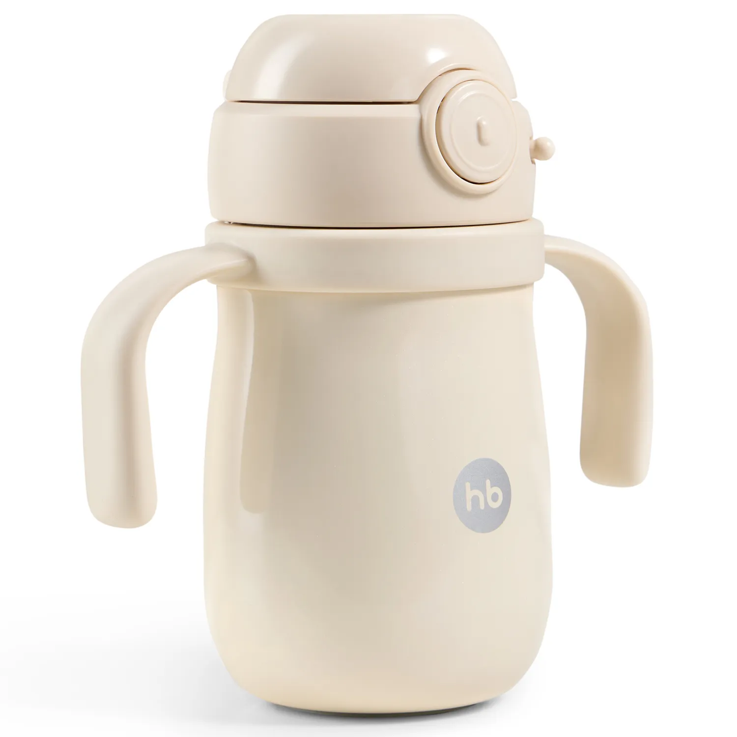 Термопоильник-непроливайка Happy Baby с трубочкой и ручками 300 мл