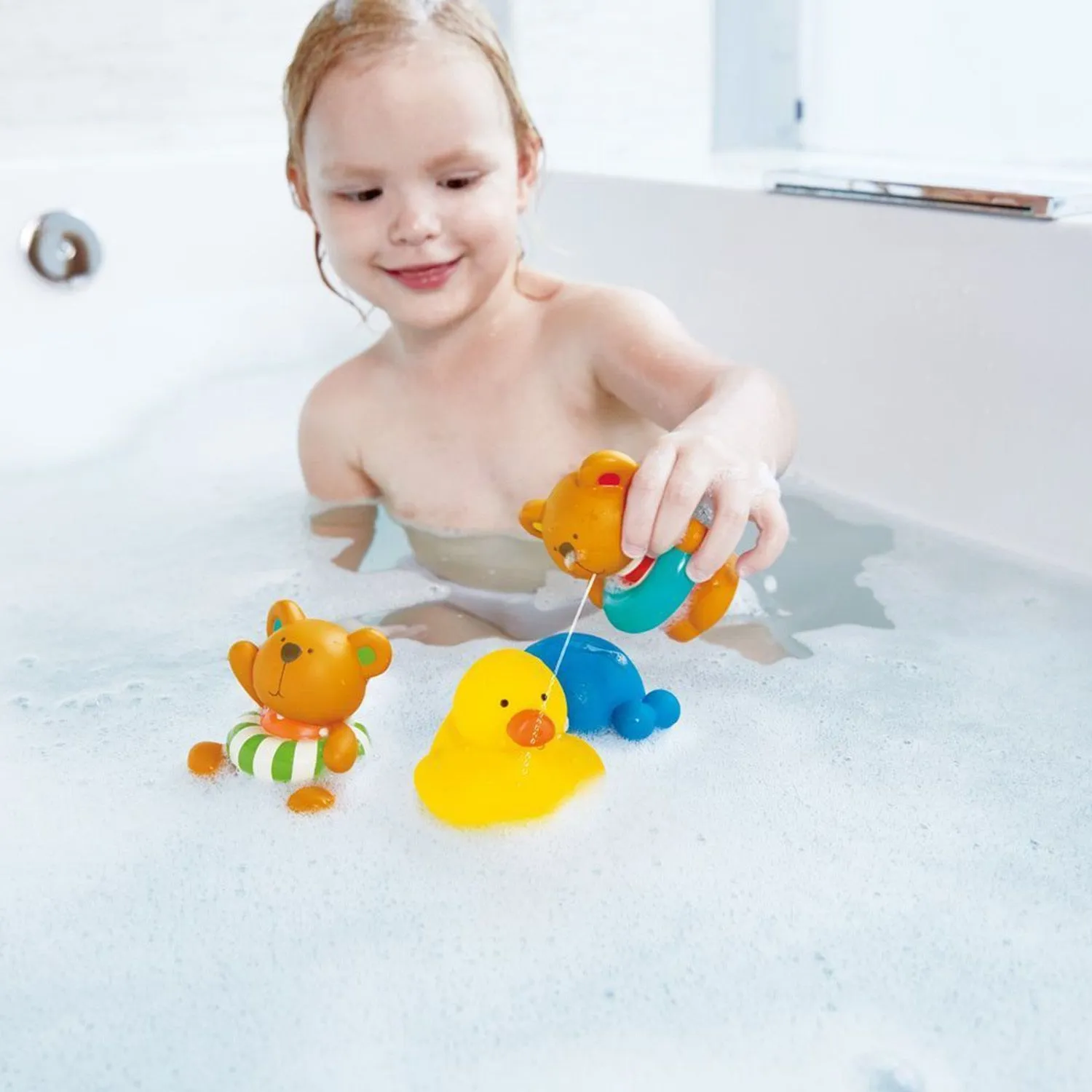 Игрушки для купания Hape Тедди и его друзья