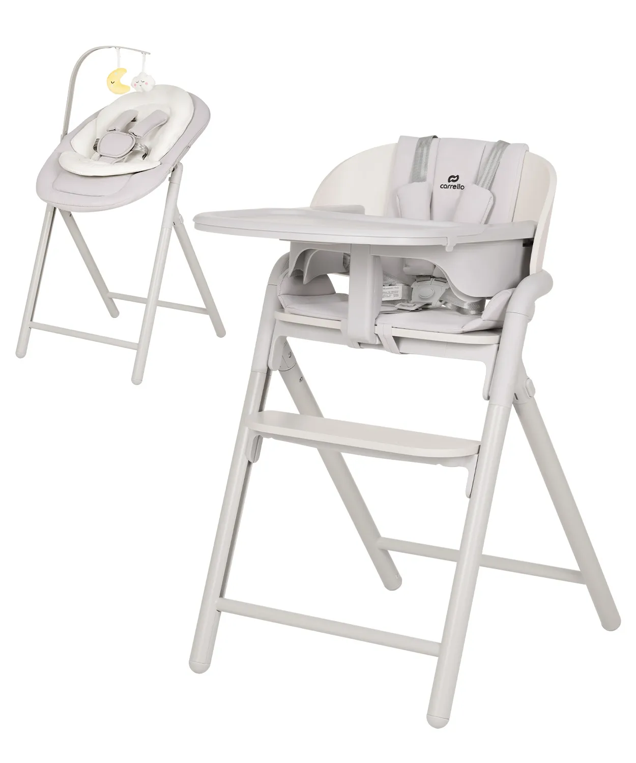 Стульчик для кормления CARRELLO Tenero Серый (Atlantis Grey) CRL-9507. Изображение 1