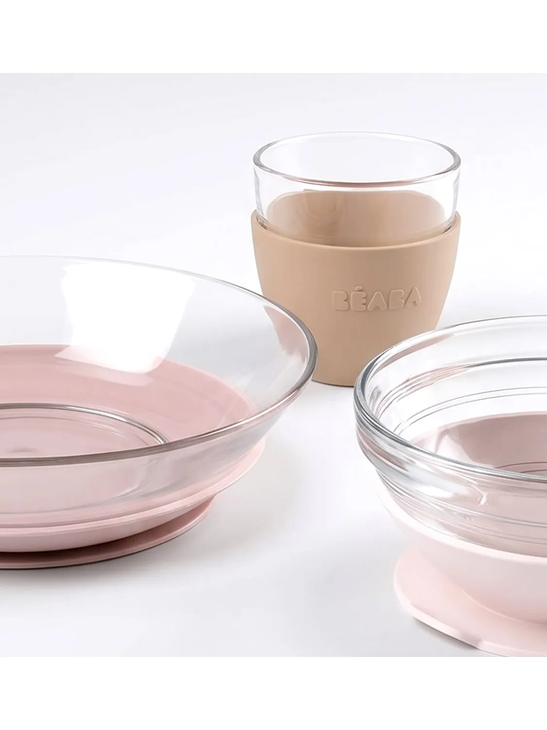 Набор посуды Beaba стеклянный Glass meal set BEABA X DURALEX