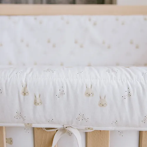 Покрывало + бортики для колыбели Micuna Rabbits TX-934