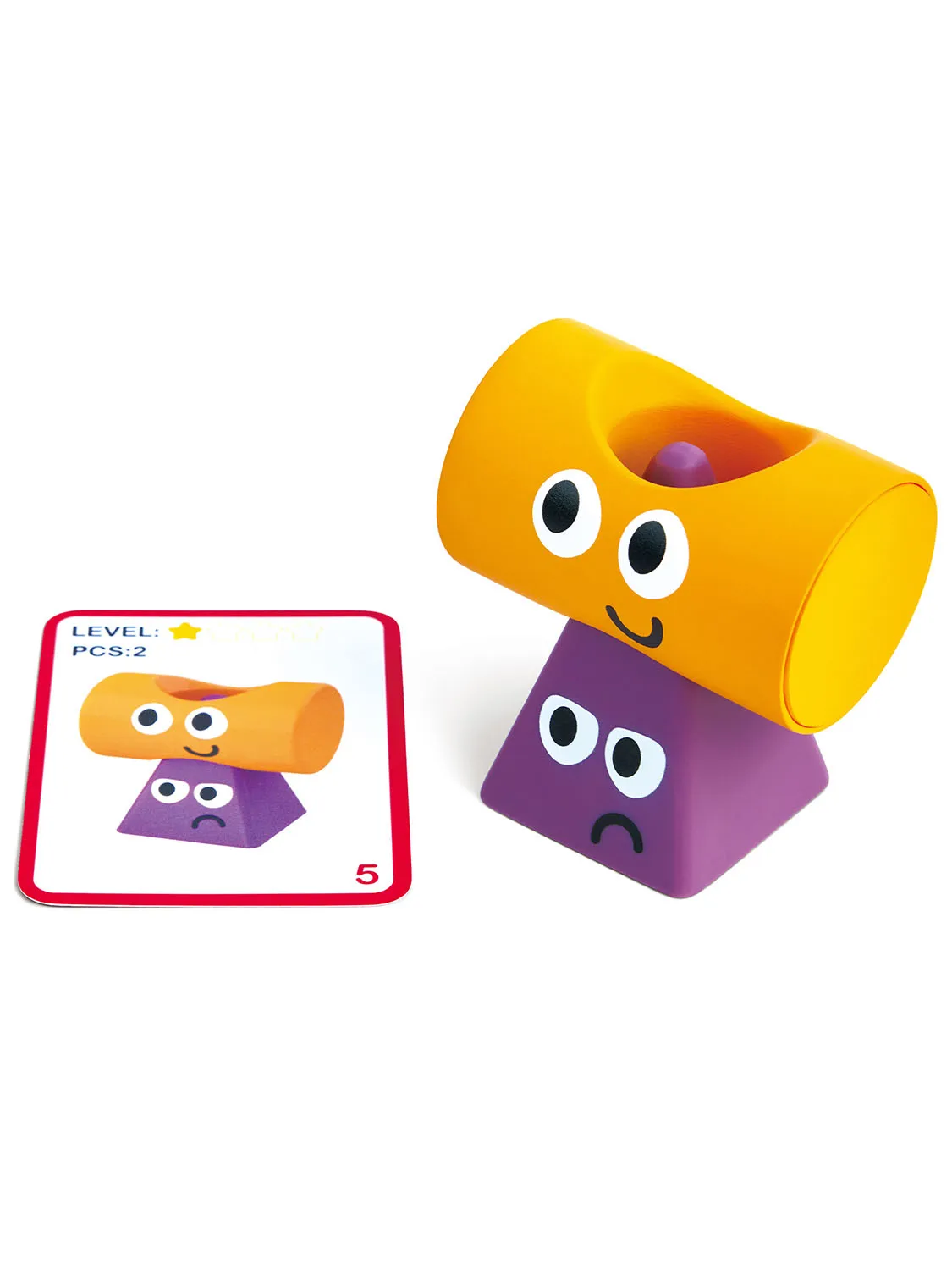 Головоломка HAPE «Умняша» Геометрическая башня (блоки монтессори) E0531_HP